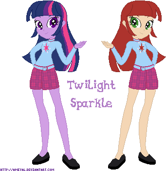 Eq Girl Twilight Sparkle By Ameyal - My Little Pony Equestria Girl Base Twilight Sparkle (386x379)