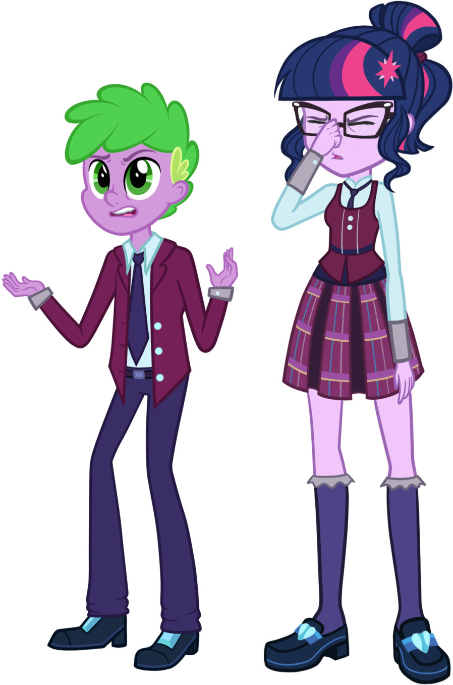 Spike And Twilight By Thecheeseburger Spike And Twilight - Twilight Sparkle (1024x1365)