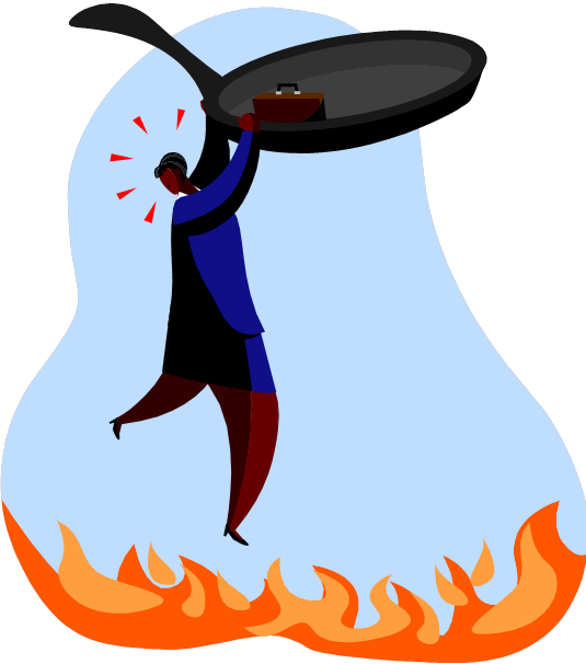 Out Of The Frying Pan Into The Fire - Frying Pan Into The Fire (535x606)