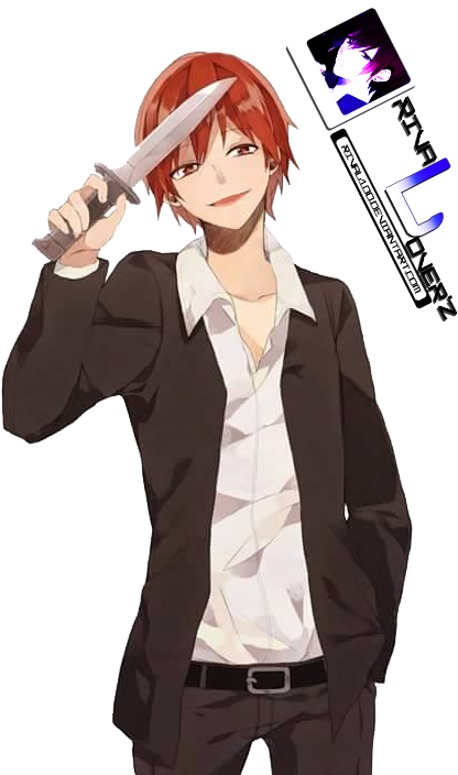 Anime Boy Render By Rival100 - Karma Assassination Classroom Cosplay (480x704)