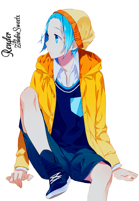 Anime Boy-render By Zombiesweetx - Cute Anime Boy Render (500x706)