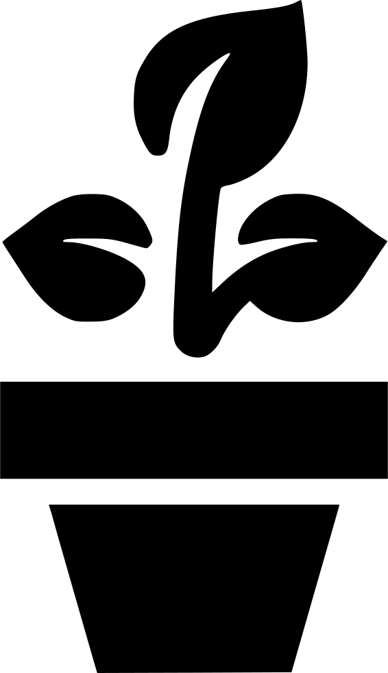 Potted Plant Comments - Horticulture Symbol (566x980)