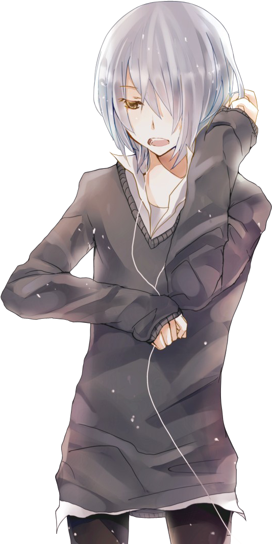 Anime Boy Png By Bloomsama Anime Boy Png By Bloomsama - Fille Manga Cheveux Courts (800x1120)