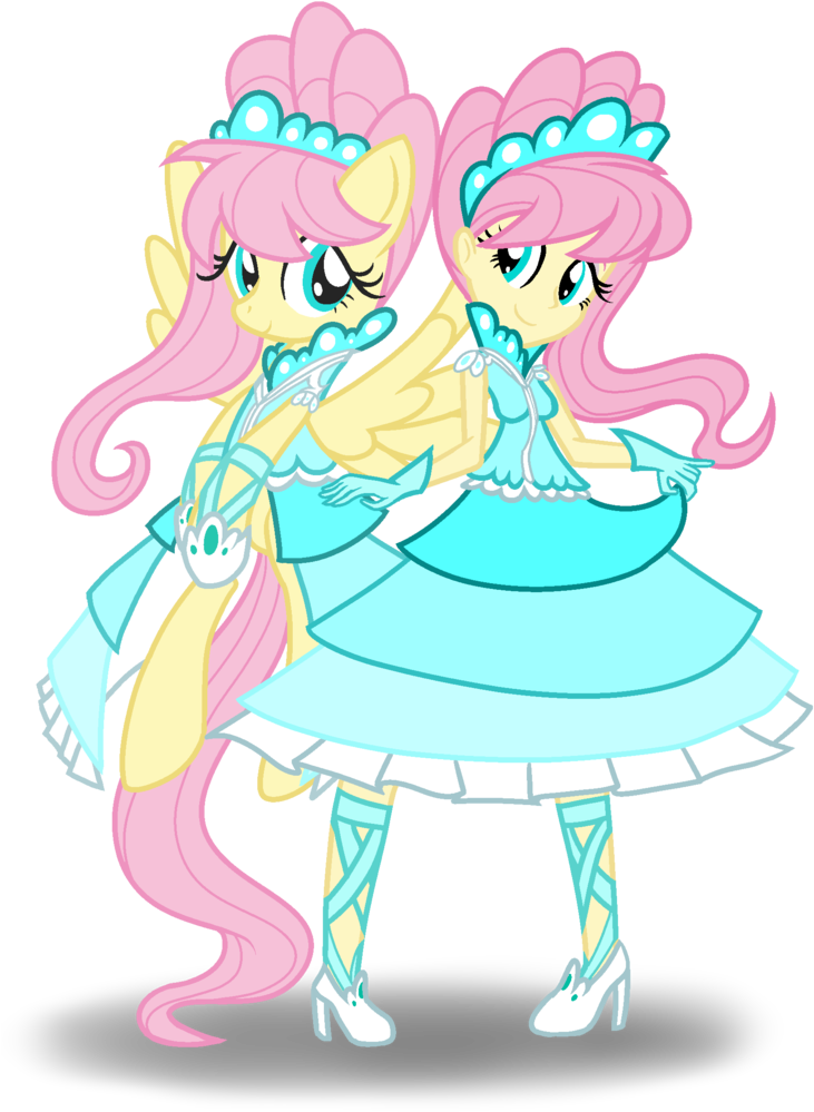 Equestria Girls, Fluttershy, French Haute Couture, - Fluttershy Equestria Girl Dress (757x1024)