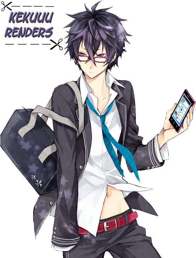 Anime School Boy Render By Kekuuu By Kekuuu - Anime School Boy (650x836)