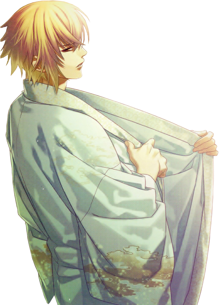Kazama Chikage Hakuouki Anime Boy Render By Maychandesu - Kazama Chikage Png (752x1061)