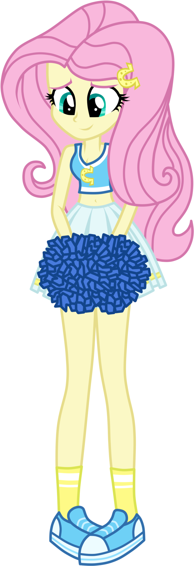 My Little Pony Equestria Girls Fluttershy Dress - Equestria Girls Cheerleader (1024x1991)