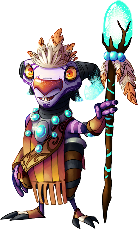 Fongoid Chief Wip 2 By C-puff - Ratchet And Clank Fongoid (548x882)