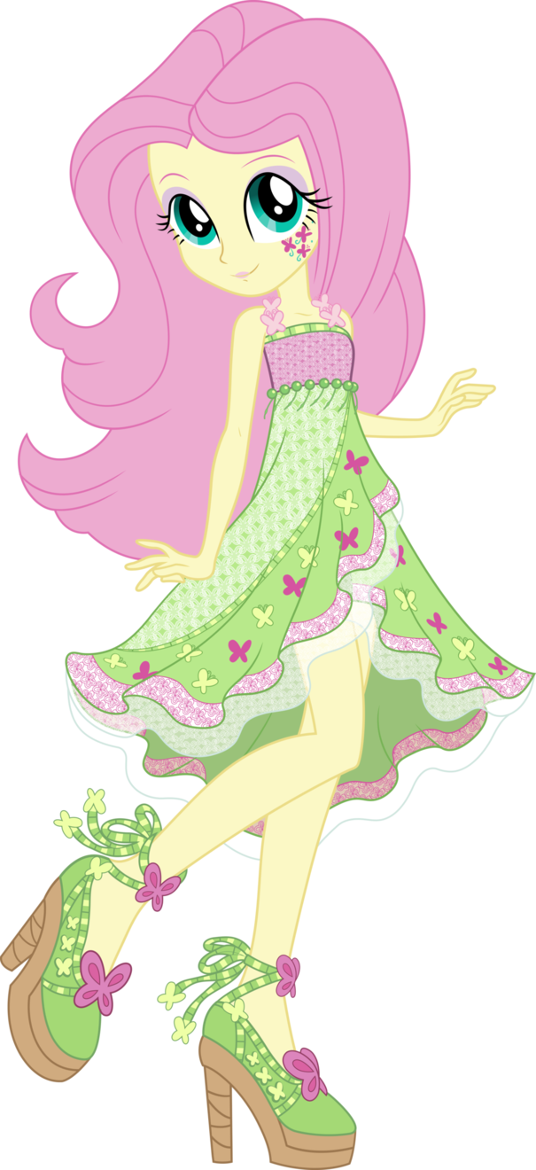 Legend Of Everfree Boho Fluttershy Vector By Icantunloveyou - Fluttershy Legend Of Everfree (605x1320)