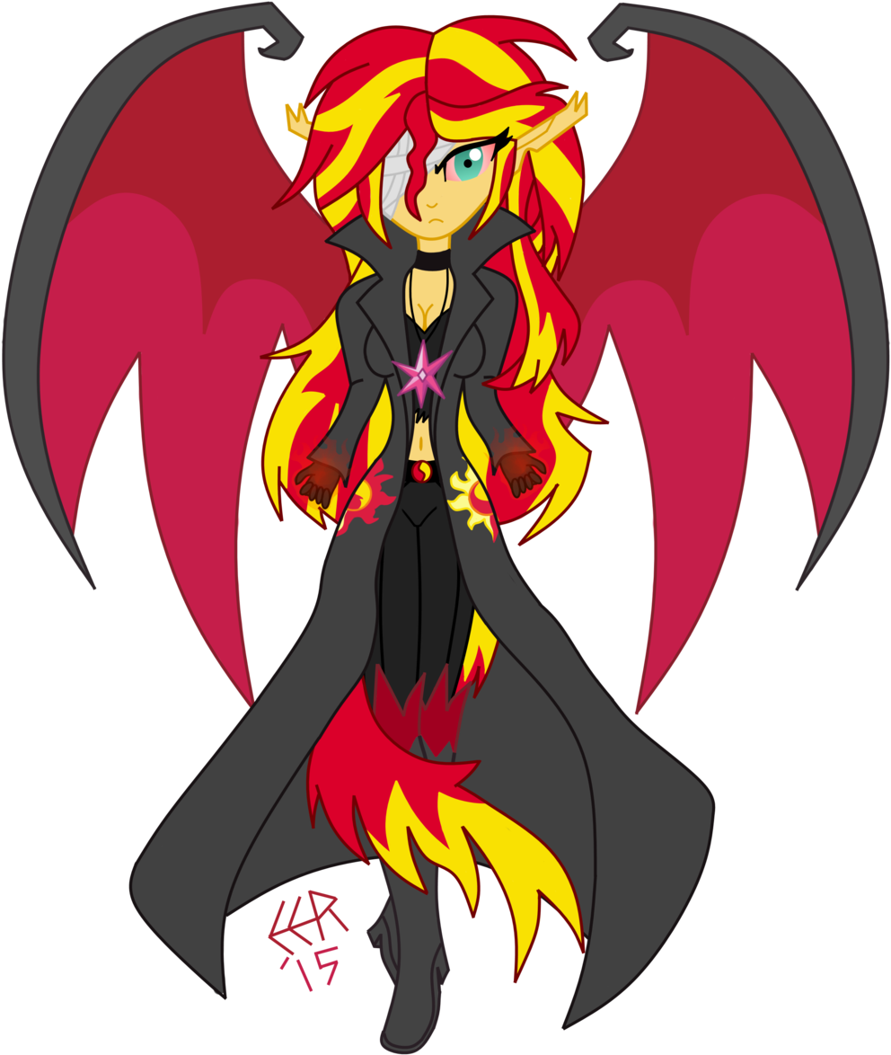 Sunset Shimmer She Demon (1024x1278)