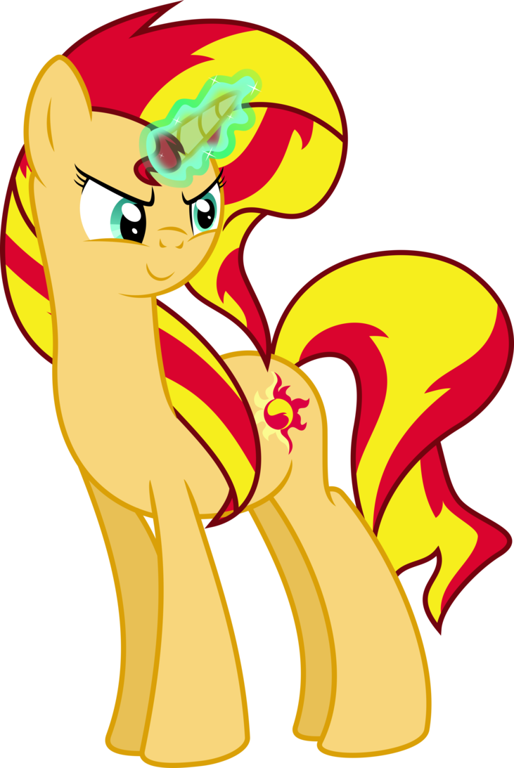 My Little Pony Sunset Shimmer By Givralix On Deviantart - Sunset Shimmer Mlp Pony (731x1093)