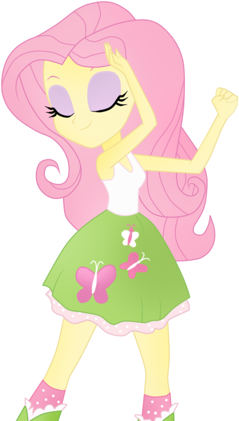 By 12junebug12 Equestria Girl - Fluttershy (1024x949)
