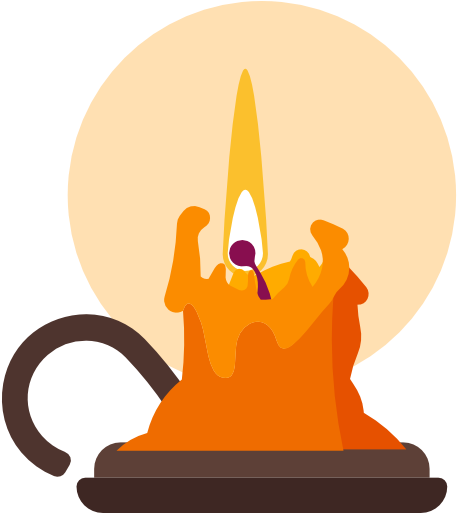 Candle Free Icon - Halloween Candle Png (512x512)