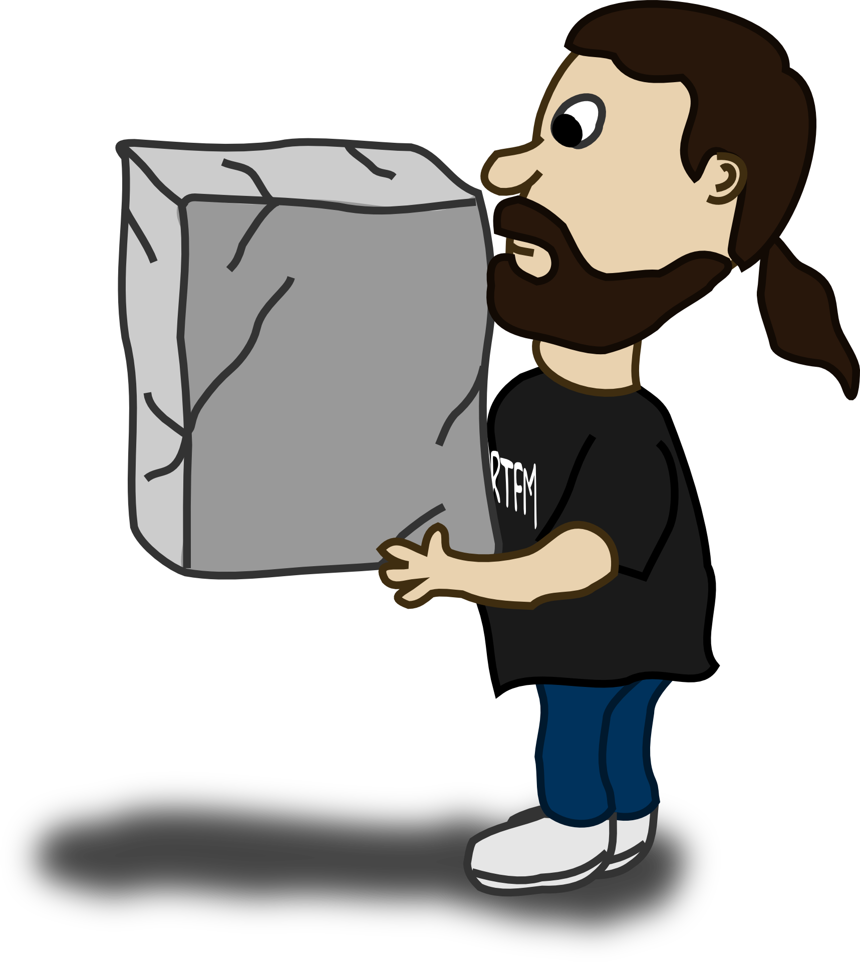 Stone Wall Rock Computer Icons Clip Art - Stone Wall Rock Computer Icons Clip Art (1717x1920)