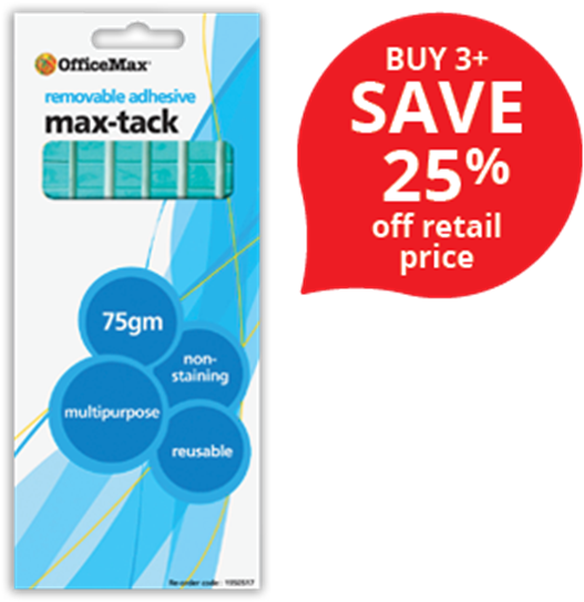 School Supplies Officemax Myschool - Officemax Max-tack (600x600)