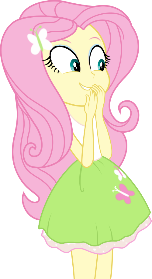 Fluttershy Equestria Girls By Mlpixels - Fluttershy Equestria Girl Deviantart (500x917)