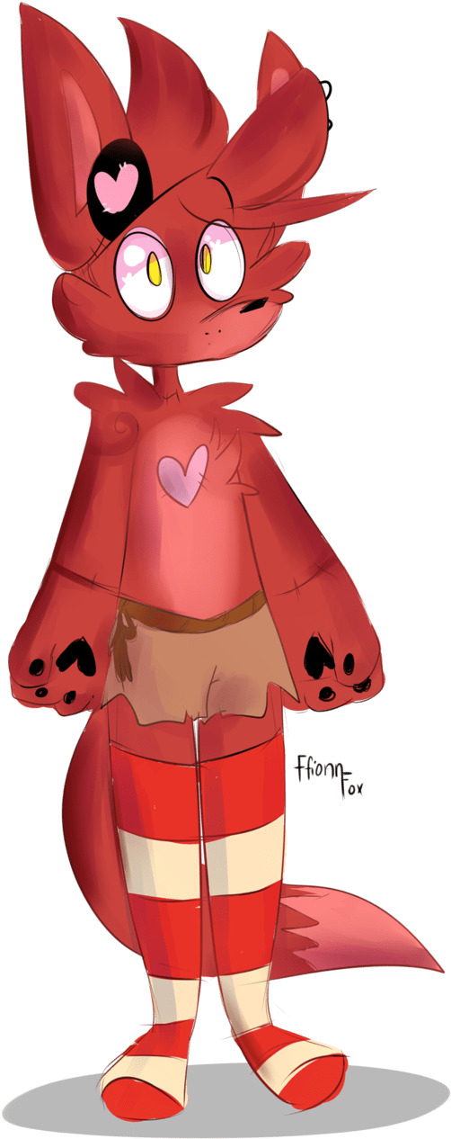 Foxy's Art Style By Caramelcraze On Deviantart - Mad Caramelcraze Foxy (1024x1301)