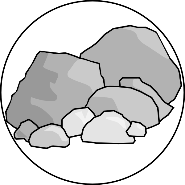 Bulk Aggreate Clip Art - Law Of Conservation Of Mass (600x600)