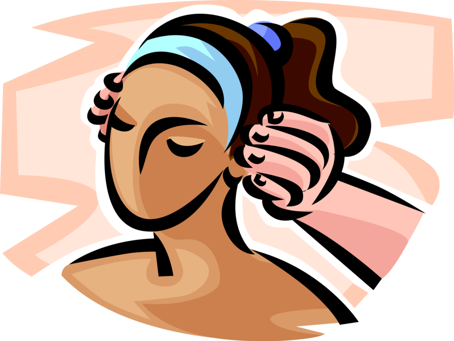 Vector Illustration Of Massage Therapist Masseuse Promotes - Imovie (931x700)