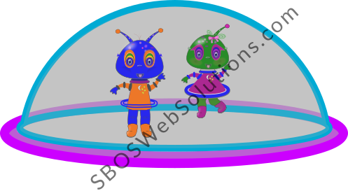 Alien Ship With Characters Inside - Illustration (497x273)