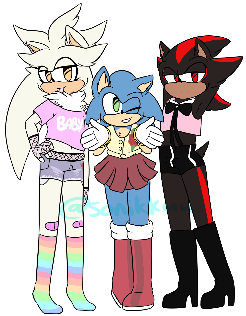 Boys Night Out - Sonic The Hedgehog (1175x1367)