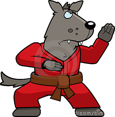 Picture - Cartoon Wolf (400x408)