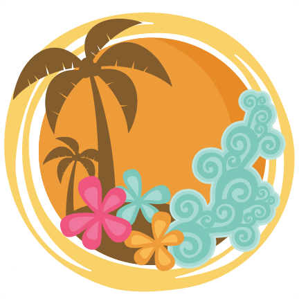 Dailyy Freebie Miss Kate Cuttables Tropical Sunset - Tropical Bliss Clipart (432x432)