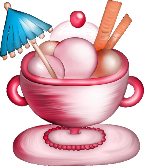 Desert - Page - Мороженое Рисунок Пнг (600x688)