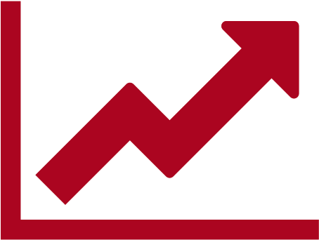 Advance Your Career - Font Awesome Chart Line (500x500)