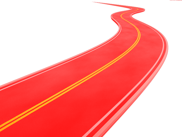Road Curve Asphalt Concrete Clip Art - Curvy Road Clipart (640x480)
