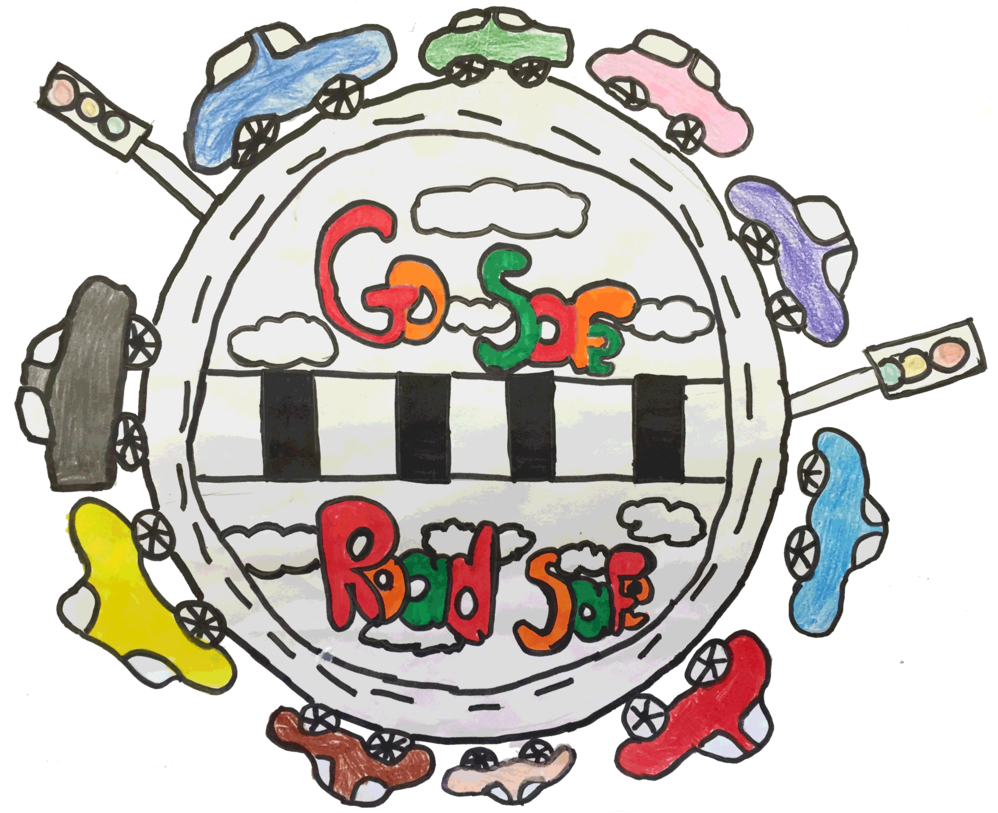 Pin Road Safety Clipart - Cartoon (1000x994)