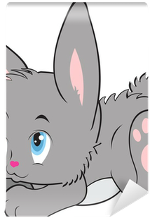 Rabbit Cartoon , With Isolation On A White Background, - Cartoon (400x400)