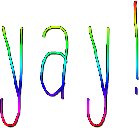 Yay Clipart - Calligraphy (1200x467)