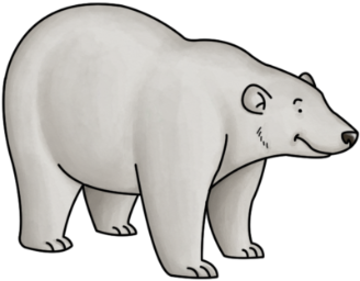 Cartoon Characters, Animals, And Plants - Grizzly Bear (420x420)
