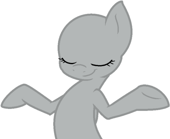 I Don't Care~ By Sakurabasesnadopts - Mlp Base I Don T Care (600x474)