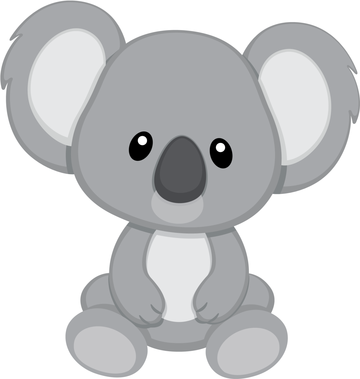 Koala Bear Clipart - Baby Koala Clipart (1215x1280)