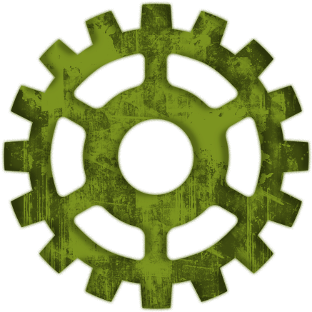 Check Us Out On Facebook Please Pardon Our Dust - Large Gear Clip Art (512x512)