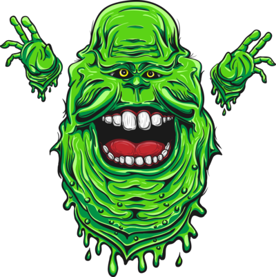 Download and share clipart about Slimer The Slippery By Aditverdee - Ghostb...