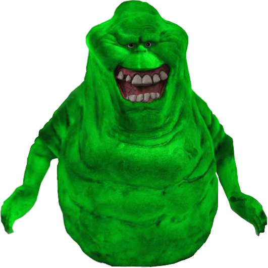Ghostbusters - Ghostbusters - Glow-in-the-dark Slimer Bust Bank - (531x530)