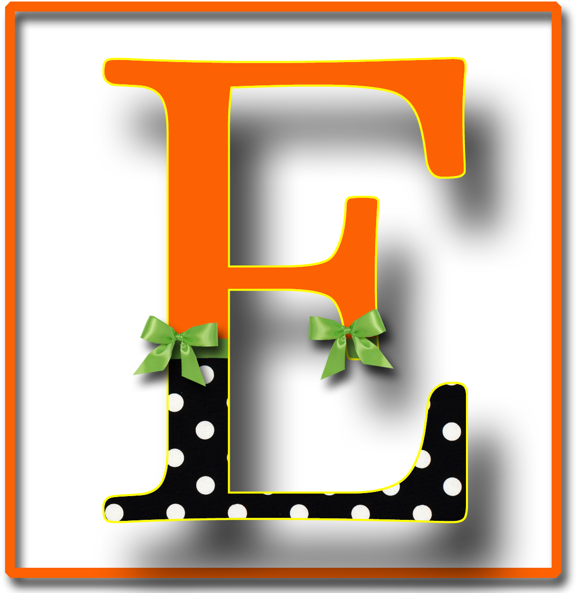 "halloween Polka" Png With Border Free Scrapbook Alphabet - Alphabet (1200x1200)