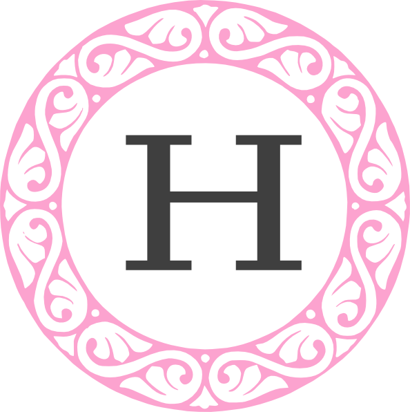 H Monogram Clip Art - Fancy Letter T (594x596)