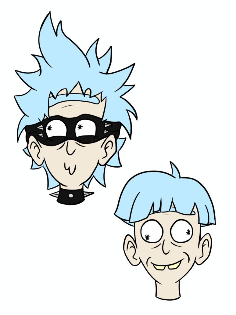 Assorted Ricks From Pocket Mortys, And Evil - Rick Sanchez (774x1032)