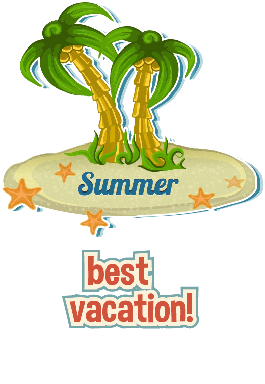 Cartoon Summer Illustration - Cartoon Summer Illustration (525x760)
