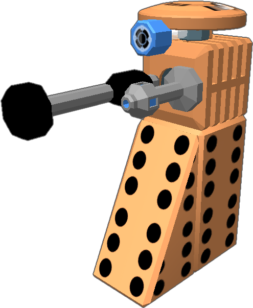 This Is My Interpretation Of A Dalek From Doctor Who - Polka Dot (768x768)