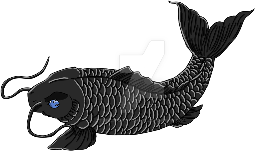 Black Koi By Hellsdementedangel - Carp (1024x555)