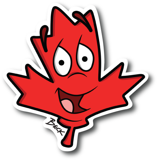 Foy Rooj Red Bud Leaf Vinyl Sticker - Sticker (600x600)