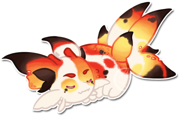 Koi By Katwynn - Cartoon (600x392)