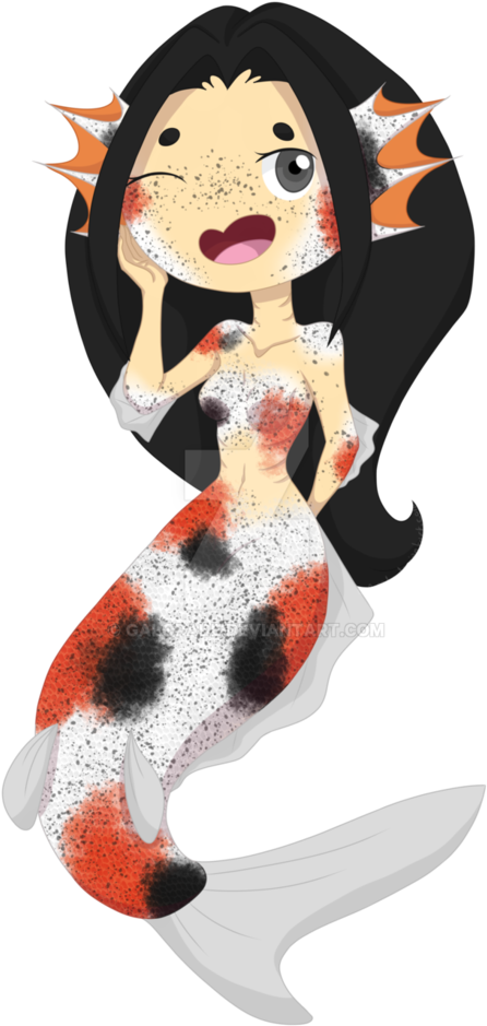 [adopt] Chibi Koi Fish Mermaid ( Video) By Sir - Adoption (752x1063)