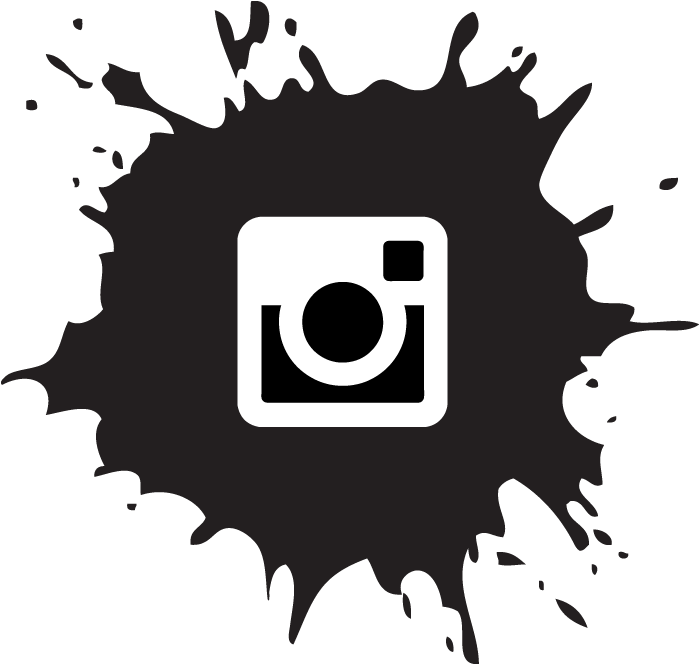 Paint Purple Clip Art - Instagram Splat Logo Png (750x750)