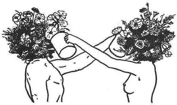 Water The Flower By Mark Samsonovich - Drawing (750x750)